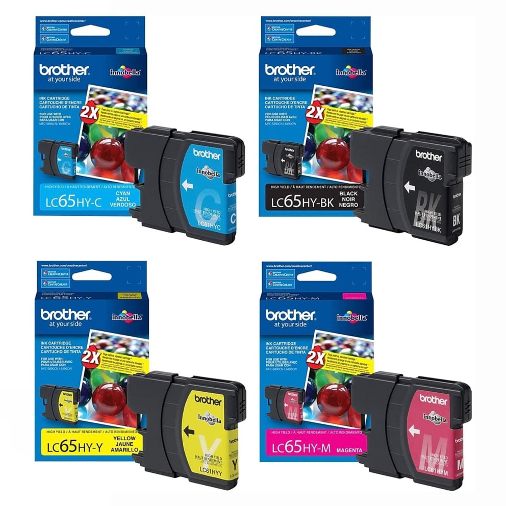 Ink for LC65 Brother LC65BK LC65C LC65M LC65Y Ink Cartridge LC-65 5PACK 5 